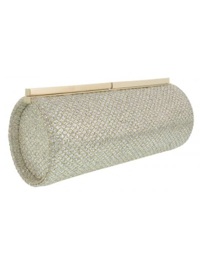 Shop Jimmy Choo Clutch Trinket In Champagne