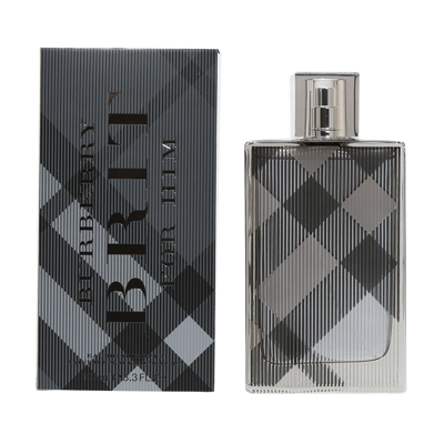 Shop Burberry Brit Men - Edt Spray 3.3 oz In Black