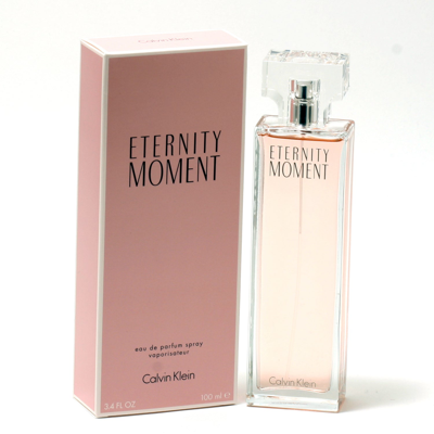 Shop Calvin Klein Eternity Moment Ladies By - Edp Spray 3.4 oz In Pink