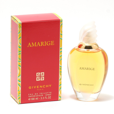 Shop Givenchy Amarige Ladies By - Edt Spray 3.3 oz In Yellow