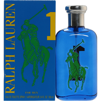 Shop Ralph Lauren Polo Big Pony Blue #1 For Menby  Edt Spray 3.4 oz