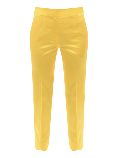 Shop Moschino Women's Trousers -  - In Yellow M