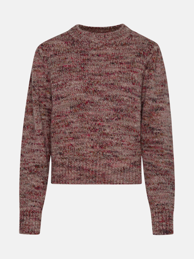 Shop Isabel Marant Étoile Pink Wool Blend Pleany Sweater
