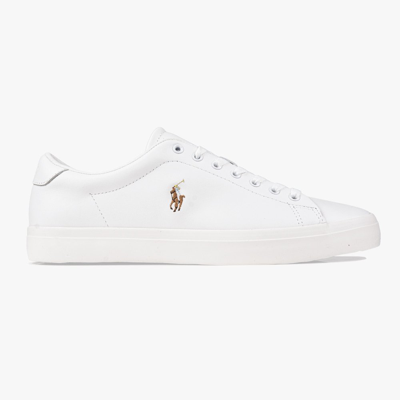 polo ralph lauren white longwood trainers