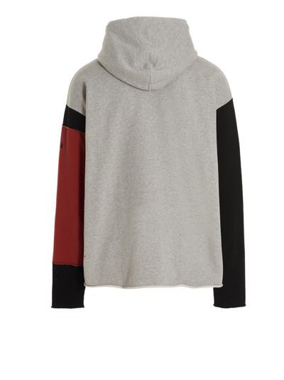 Shop Fourtwofour On Fairfax Hoodie Featuring Contrasting Sleeves In Multicolor