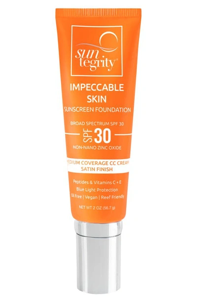 Shop Suntegrity Impeccable Skin Moisturizing Face Sunscreen In Sand