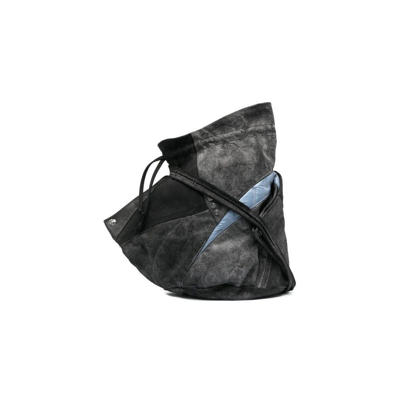 Black Asymmetric Shoulder Bag