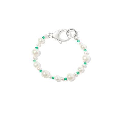 Hatton Labs Sterling Silver Xl Pebbles Pearl Bracelet In Silver