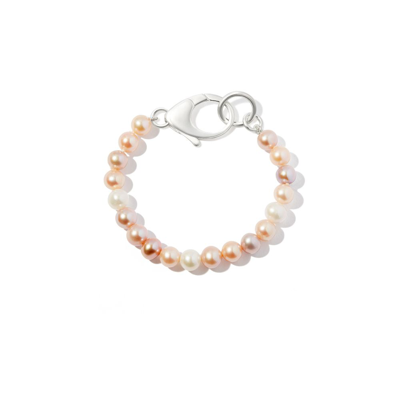 Hatton Labs Sterling Silver Gradient Pearl Bracelet In Silver