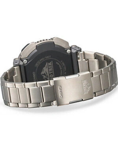Pre-owned Casio Prg-340t-7er Pro Trek Radio Solar 53mm 10atm