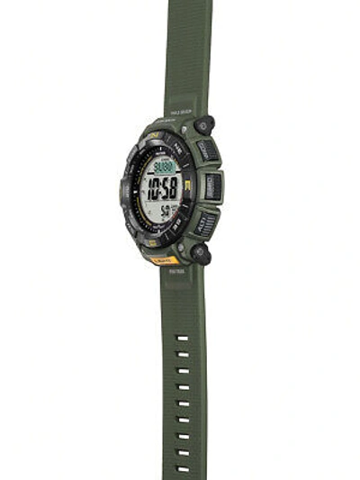 Pre-owned Casio Prg-340-3er Pro Trek Radio Solar 53mm 10atm
