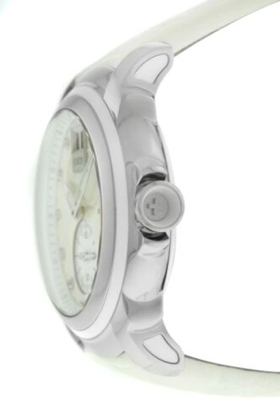 Pre-owned Michel Jordi Icon Snow White 4011400203 Diamonds Mop Ladies Quartz 37mm Watch