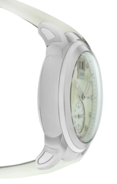 Pre-owned Michel Jordi Icon Snow White 4011400203 Diamonds Mop Ladies Quartz 37mm Watch