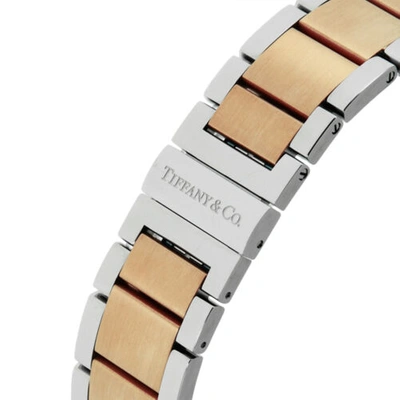 Pre-owned Tiffany & Co . Atlas Dome Men's Silver Automatic Ref. Z1810.68.13a21a00a Watch