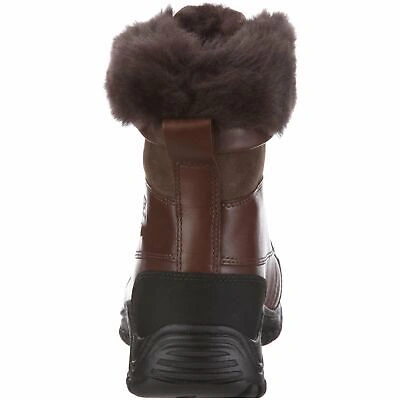 Pre-owned Ugg Adirondack Boot Ii Leather Boots Chocolate In Brown