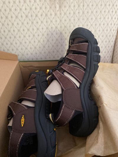 Pre-owned Keen Rare Authentic Brand In Box  Newport Bison Sandals Men's Size 9m In Brown