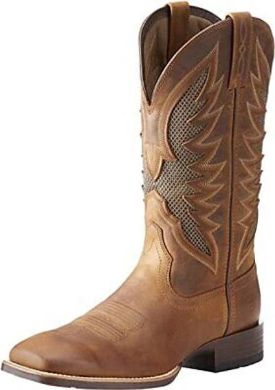 Pre-owned Ariat Men's Venttek Ultra Western Boot 10023129 In Brown