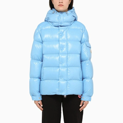 Moncler Extraordinary Forever Maya Quilted Shell Jacket In Blue