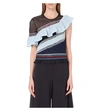 PETER PILOTTO Embroidered Cotton-Blend Top
