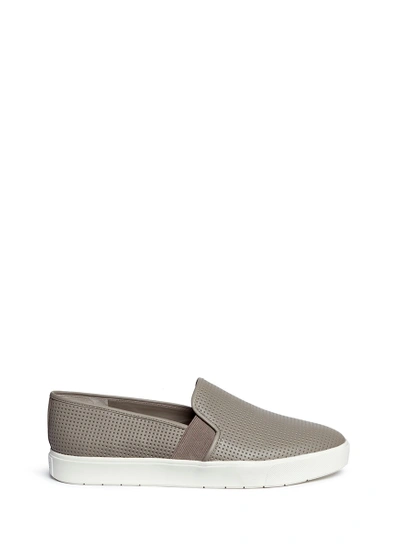 Shop Vince 'blair 5' Perforated Leather Skate Slip-ons