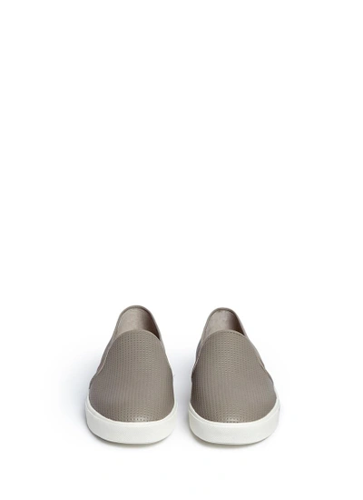 Shop Vince 'blair 5' Perforated Leather Skate Slip-ons