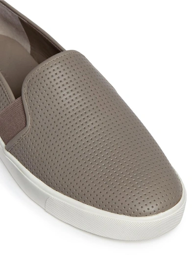 Shop Vince 'blair 5' Perforated Leather Skate Slip-ons