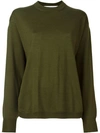 GIVENCHY GIVENCHY SLIT SLEEVE SWEATER - GREEN,16P783751411300596