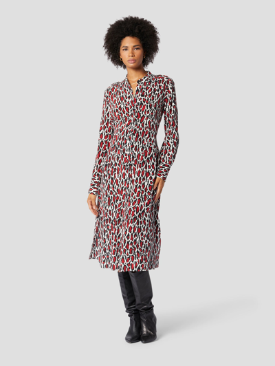 Equipment Thea Silk Dress In Multicolor