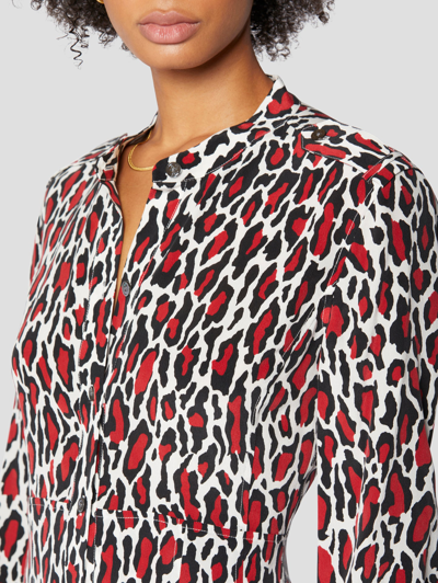 Equipment Thea Silk Dress In Multicolor