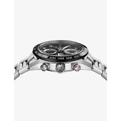 Shop Tag Heuer Men's Black Cbn2a1aa.ba0643 Carrera Stainless-steel Automatic Watch
