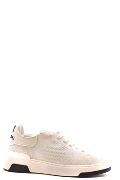 Shop Casadei Women's  White Other Materials Sneakers