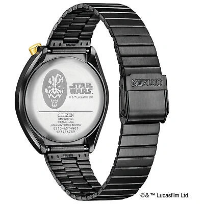 Pre-owned Citizen An3668-55w Tsuno Chrono Star Wars Darth Maul Quartz Watch Limited 400 In Misty Rose