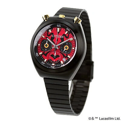 Pre-owned Citizen An3668-55w Tsuno Chrono Star Wars Darth Maul Quartz Watch Limited 400 In Misty Rose
