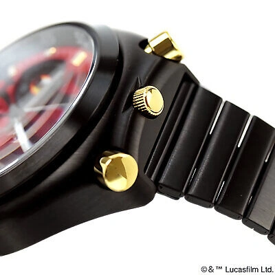 Pre-owned Citizen An3668-55w Tsuno Chrono Star Wars Darth Maul Quartz Watch Limited 400 In Misty Rose