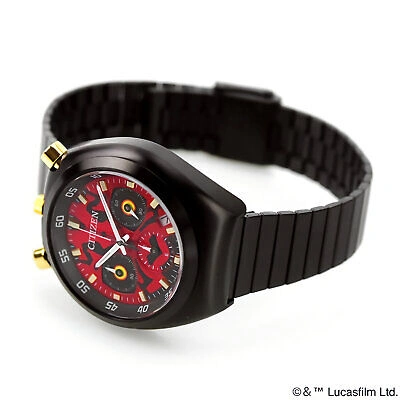 Pre-owned Citizen An3668-55w Tsuno Chrono Star Wars Darth Maul Quartz Watch Limited 400 In Misty Rose