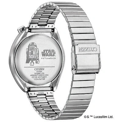 Pre-owned Citizen An3666-51a Tsuno Chrono Star Wars R2-d2 Silver Dial Watch Limited 600 In Misty Rose