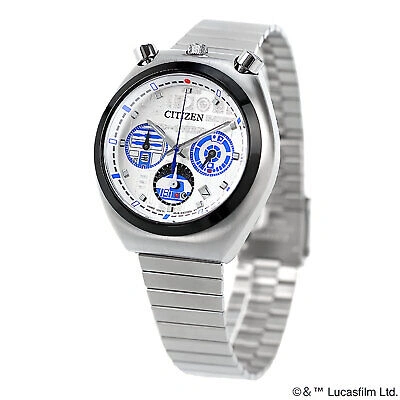 Pre-owned Citizen An3666-51a Tsuno Chrono Star Wars R2-d2 Silver Dial Watch Limited 600 In Misty Rose