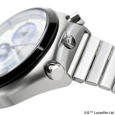 Pre-owned Citizen An3666-51a Tsuno Chrono Star Wars R2-d2 Silver Dial Watch Limited 600 In Misty Rose