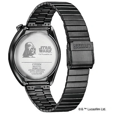 Pre-owned Citizen An3669-52e Tsuno Chrono Star Wars Darth Vader Quartz Watch Limited 600 In Black