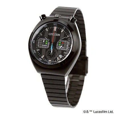 Pre-owned Citizen An3669-52e Tsuno Chrono Star Wars Darth Vader Quartz Watch Limited 600 In Black
