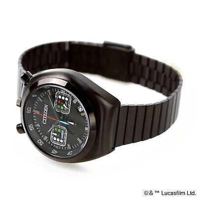Pre-owned Citizen An3669-52e Tsuno Chrono Star Wars Darth Vader Quartz Watch Limited 600 In Black
