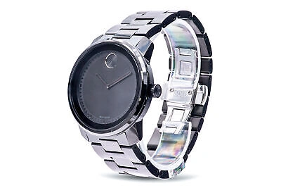 Pre-owned Movado Bold Black Mens Watch 3600467