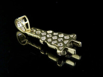 Pre-owned Jewelry Unlimited Unisex 10k Yellow Gold Plug Socket Fuse Genuine Diamond Pendant Charm 1/5 Ct 1" In H-i