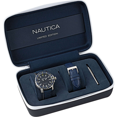 Pre-owned Nautica Icebreaker Cup Trendy Limited Edition Men's Automatic Watch