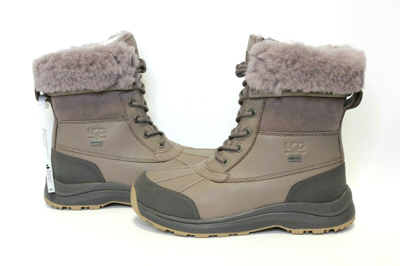 Pre-owned Ugg Adirondack Iii Leather Wool Stormy Grey Color Winter Snow  Boots Size 6.5 Us | ModeSens