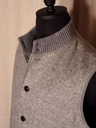 Pre-owned Peter Millar Men's Crown Flex-fleece Vest Size Xl. Grey $448. In Gray