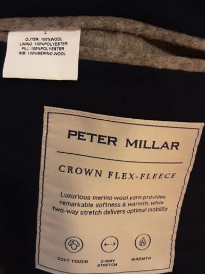Pre-owned Peter Millar Men's Crown Flex-fleece Vest Size Xl. Grey $448. In Gray