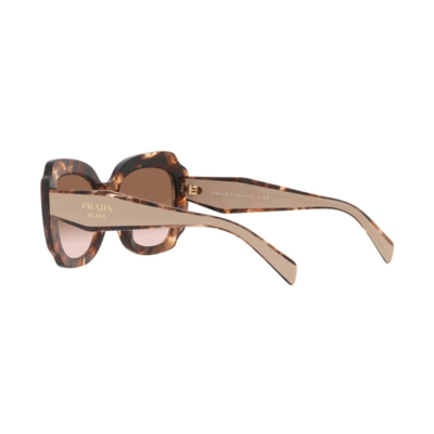 Pre-owned Prada Pr 16ys - 01r0a6 Havana-brown Gradient Lens Sunglasses 52mm Authentic