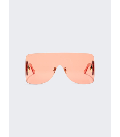 Shop Loewe Classic Sunglasses Shiny Orange