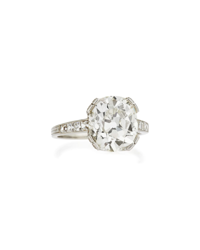Shop Nm Estate Estate Edwardian Diamond Cushion Engagement Ring